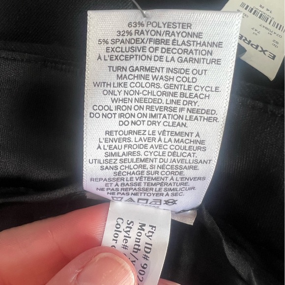 Express Skinny Mid Rise Pants - Picture 7 of 8